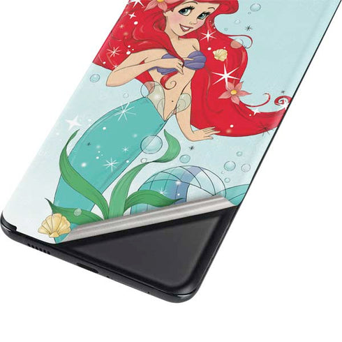 Disney The Little Mermaid Ariel Sparkles Art Galaxy S21 Ultra 5G Skin
