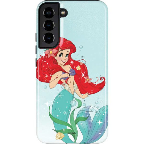 Disney The Little Mermaid Ariel Sparkles Art Galaxy S22 Plus Pro Case