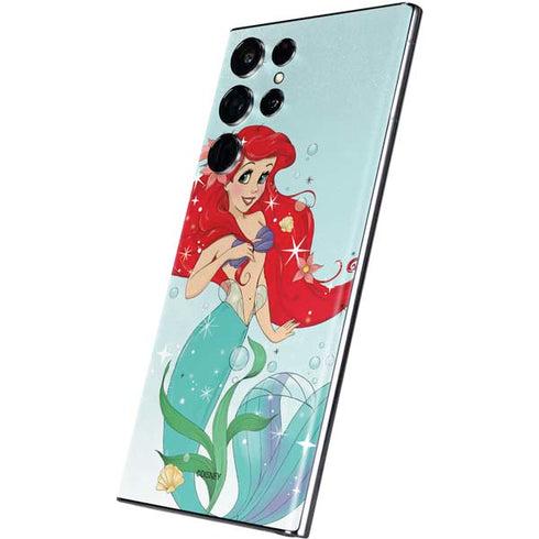 Disney The Little Mermaid Ariel Sparkles Art Galaxy S22 Ultra Skin
