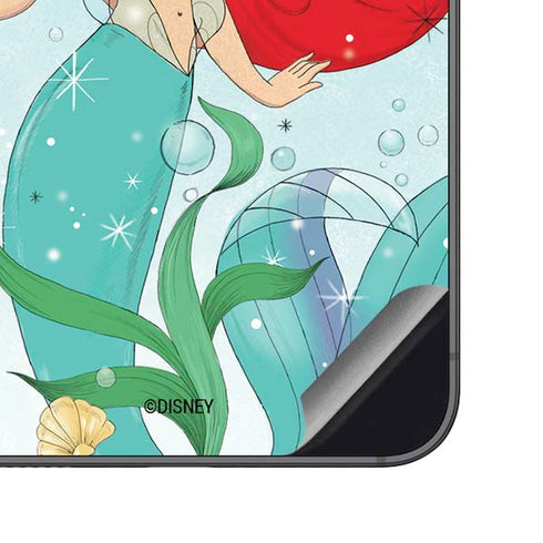 Disney The Little Mermaid Ariel Sparkles Art Galaxy S23 FE Skin
