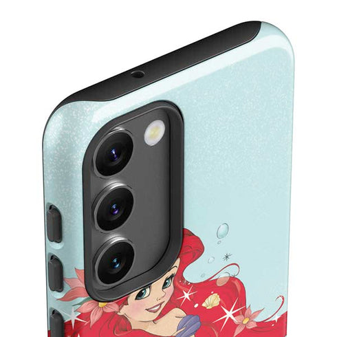 Disney The Little Mermaid Ariel Sparkles Art Galaxy S23 Plus Pro Case