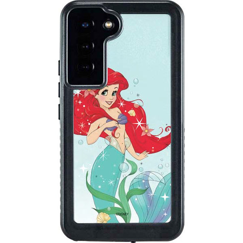 Disney The Little Mermaid Ariel Sparkles Art Galaxy S23 Plus Waterproof Case