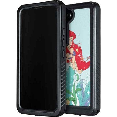Disney The Little Mermaid Ariel Sparkles Art Galaxy S23 Plus Waterproof Case