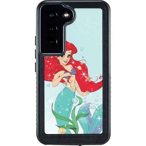 Disney The Little Mermaid Ariel Sparkles Art Galaxy S23 Waterproof Case
