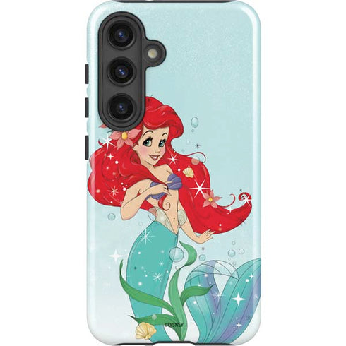 Disney The Little Mermaid Ariel Sparkles Art Galaxy S24 Plus Impact Case