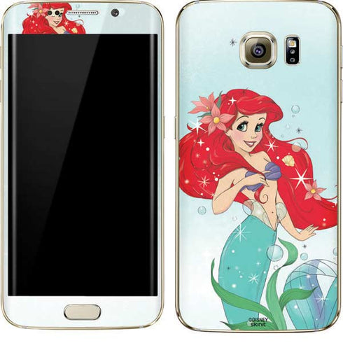 Disney The Little Mermaid Ariel Sparkles Art Galaxy S7 Edge Skin