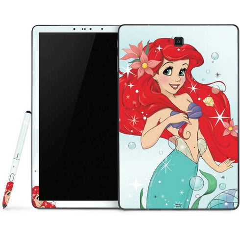 Disney The Little Mermaid Ariel Sparkles Art Samsung Galaxy Tab Skin