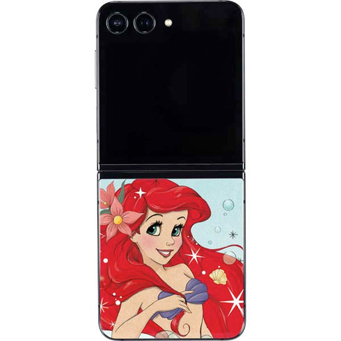 Disney The Little Mermaid Ariel Sparkles Art Galaxy Z Flip5 5G Skin