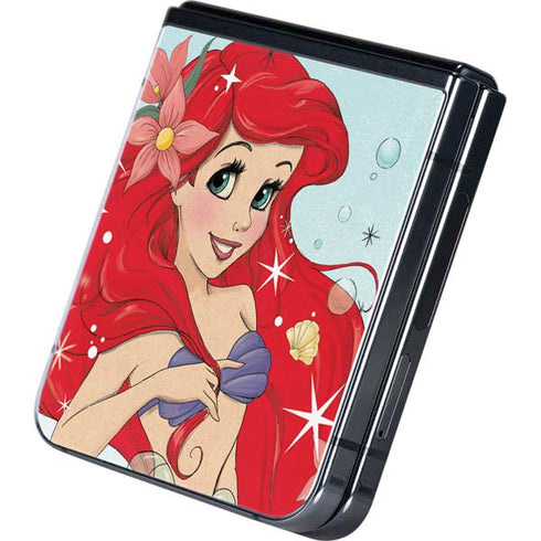 Disney The Little Mermaid Ariel Sparkles Art Galaxy Z Flip5 5G Skin