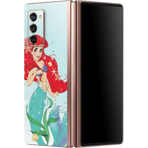 Disney The Little Mermaid Ariel Sparkles Art Galaxy Z Fold2 5G Skin