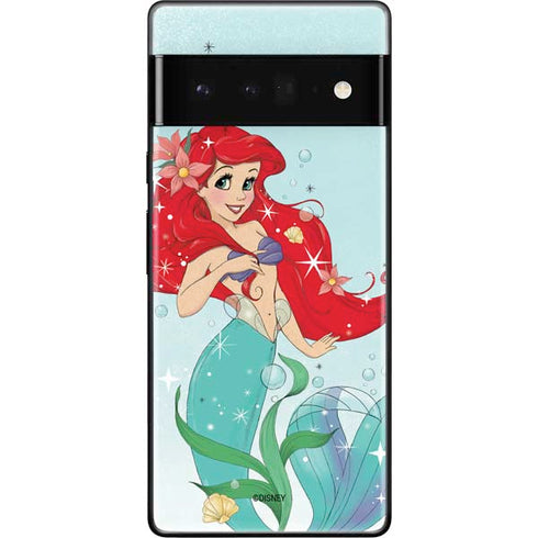 Disney The Little Mermaid Ariel Sparkles Art Google Pixel 6 Pro Skin