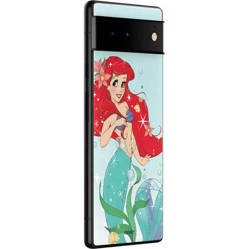 Disney The Little Mermaid Ariel Sparkles Art Google Pixel 6 Pro Skin
