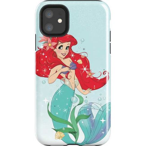 Disney The Little Mermaid Ariel Sparkles Art iPhone 11 Impact Case