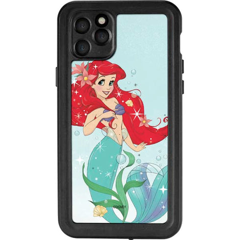 Disney The Little Mermaid Ariel Sparkles Art iPhone 11 Pro Max Waterproof Case
