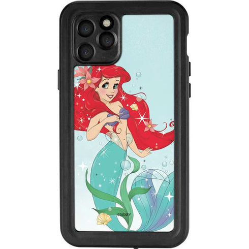Disney The Little Mermaid Ariel Sparkles Art iPhone 11 Pro Waterproof Case