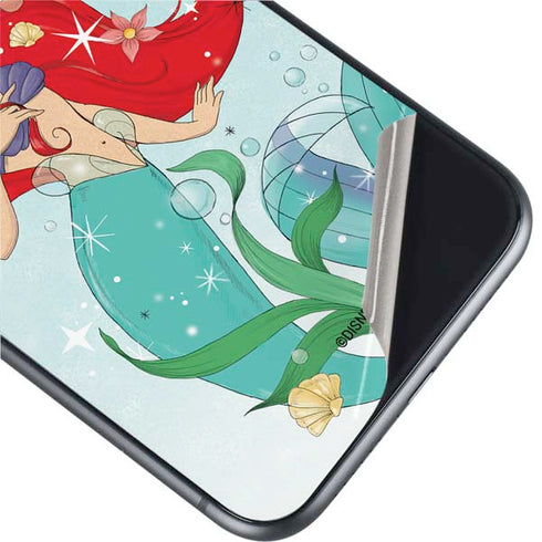 Disney The Little Mermaid Ariel Sparkles Art iPhone 11 Skin