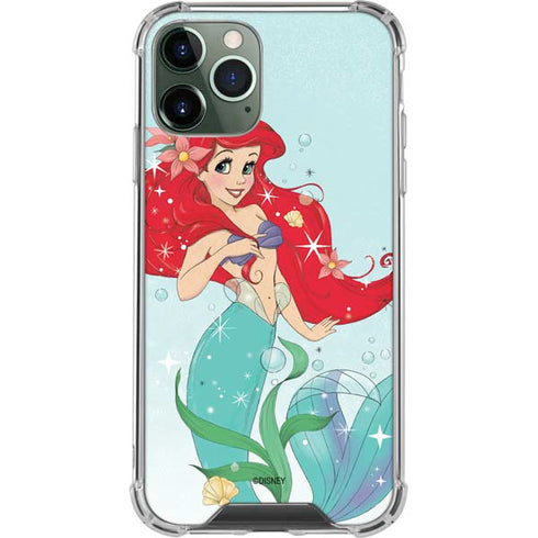 Disney The Little Mermaid Ariel Sparkles Art iPhone 12 Pro Clear Case