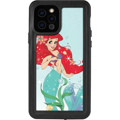 Disney The Little Mermaid Ariel Sparkles Art iPhone 12 Pro Waterproof Case