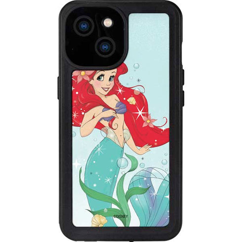 Disney The Little Mermaid Ariel Sparkles Art iPhone 13 Mini Waterproof Case