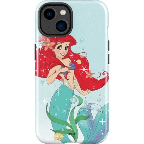 Disney The Little Mermaid Ariel Sparkles Art iPhone 14 Plus Impact Case