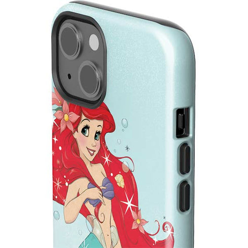 Disney The Little Mermaid Ariel Sparkles Art iPhone 15 Plus Impact Case