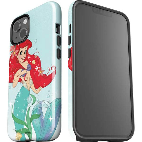 Disney The Little Mermaid Ariel Sparkles Art iPhone 15 Plus Impact Case
