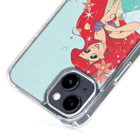 Disney The Little Mermaid Ariel Sparkles Art iPhone 14 Plus MagSafe Case