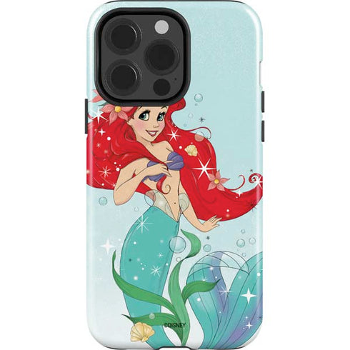 Disney The Little Mermaid Ariel Sparkles Art iPhone 15 Pro Impact Case
