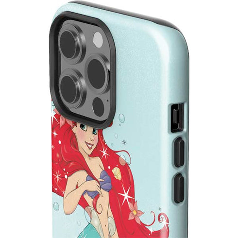 Disney The Little Mermaid Ariel Sparkles Art iPhone 14 Pro Impact Case