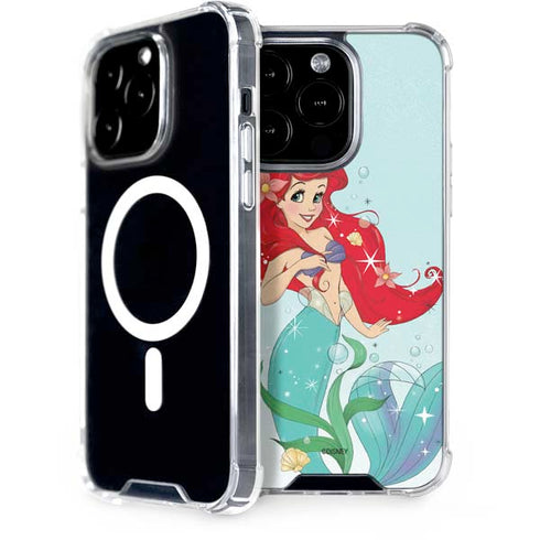 Disney The Little Mermaid Ariel Sparkles Art iPhone 14 Pro MagSafe Case