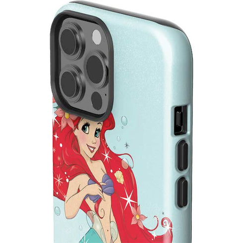 Disney The Little Mermaid Ariel Sparkles Art iPhone 15 Pro Max Impact Case