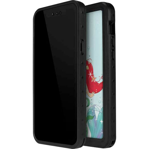 Disney The Little Mermaid Ariel Sparkles Art iPhone 14 Pro Max Waterproof Case