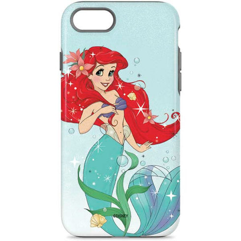 Disney The Little Mermaid Ariel Sparkles Art iPhone 8 Pro Case