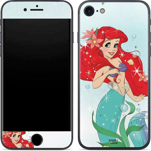 Disney The Little Mermaid Ariel Sparkles Art iPhone 8 Skin