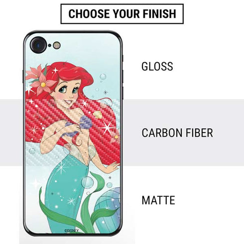 Disney The Little Mermaid Ariel Sparkles Art iPhone SE (2nd & 3rd Gen) Skin