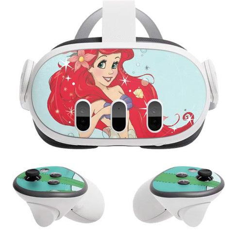 Disney The Little Mermaid Ariel Sparkles Art Meta Quest 3 Skin