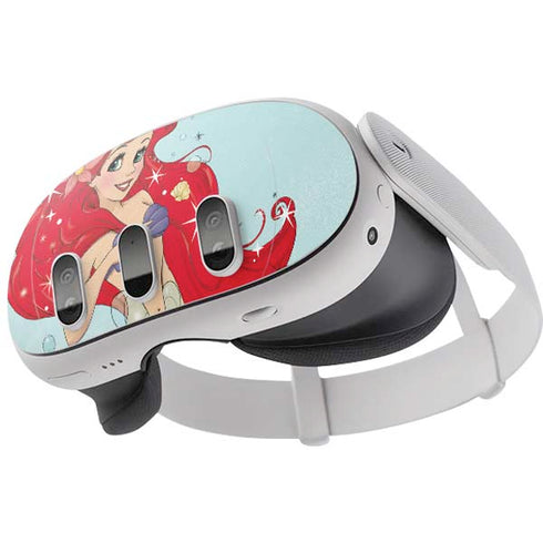 Disney The Little Mermaid Ariel Sparkles Art Meta Quest 3 Skin