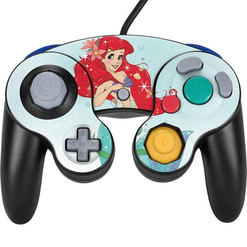 Disney The Little Mermaid Ariel Sparkles Art Nintendo GameCube Controller Skin