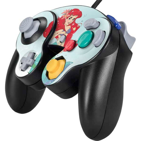 Disney The Little Mermaid Ariel Sparkles Art Nintendo GameCube Controller Skin