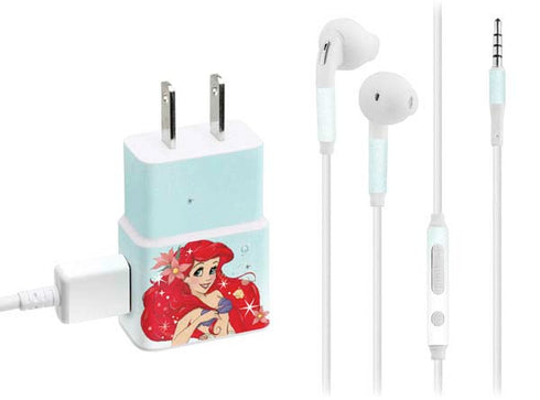 Disney The Little Mermaid Ariel Sparkles Art Phone Charger Skin