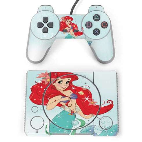 Disney The Little Mermaid Ariel Sparkles Art PlayStation Classic Bundle Skin