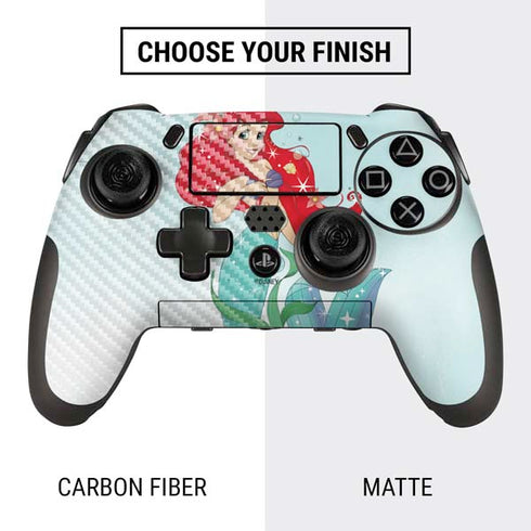 Disney The Little Mermaid Ariel Sparkles Art PlayStation Scuf Vantage 2 Controller Skin