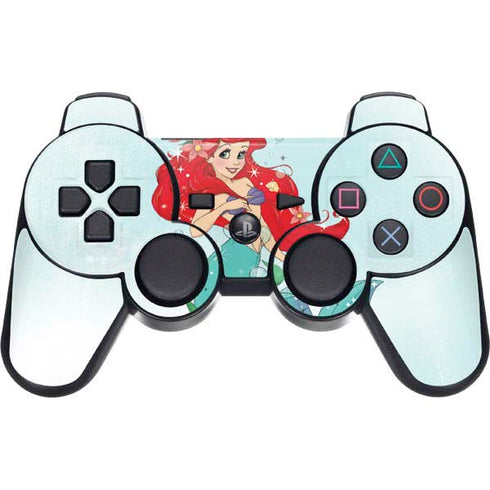 Disney The Little Mermaid Ariel Sparkles Art PS3 Dual Shock wireless controller Skin