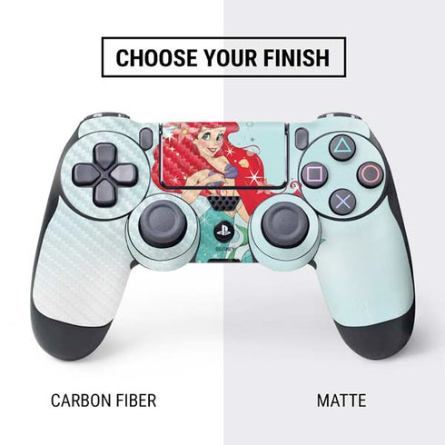Disney The Little Mermaid Ariel Sparkles Art PS4 Controller Skin