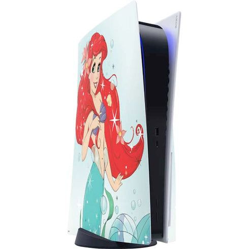 Disney The Little Mermaid Ariel Sparkles Art PS5 Console Skin
