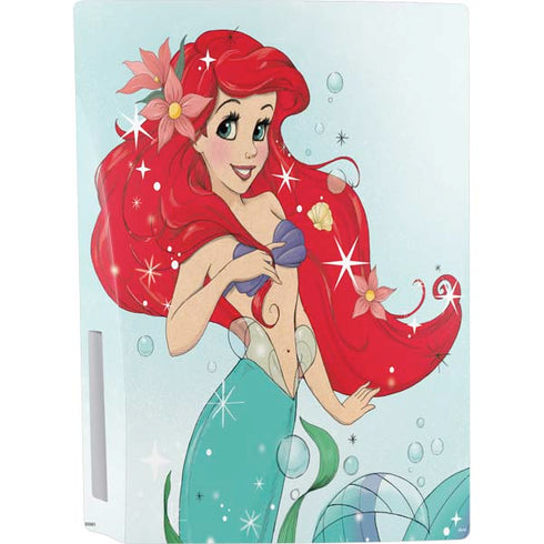 Disney The Little Mermaid Ariel Sparkles Art PS5 Console Skin