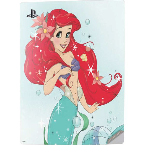 Disney The Little Mermaid Ariel Sparkles Art PS5 Digital Edition Console Skin