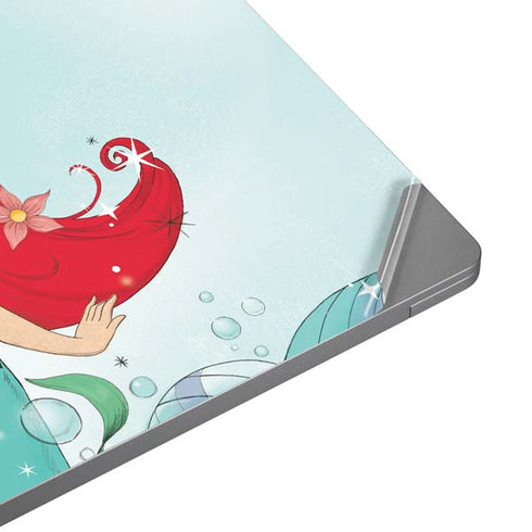 Disney The Little Mermaid Ariel Sparkles Art Universal Laptop 13in (10.6 x 7.6in) Skin