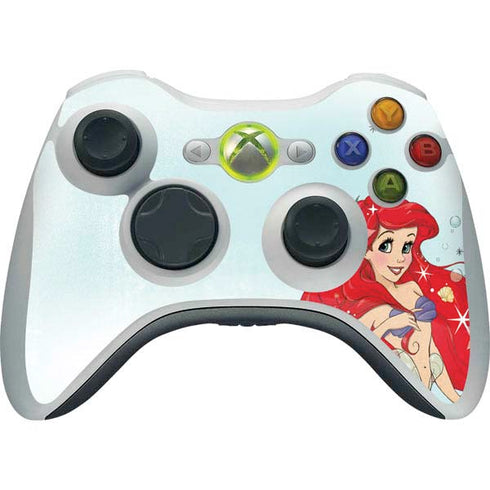 Disney The Little Mermaid Ariel Sparkles Art Xbox 360 Wireless Controller Skin