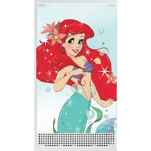 Disney The Little Mermaid Ariel Sparkles Art Xbox Series S Console Skin